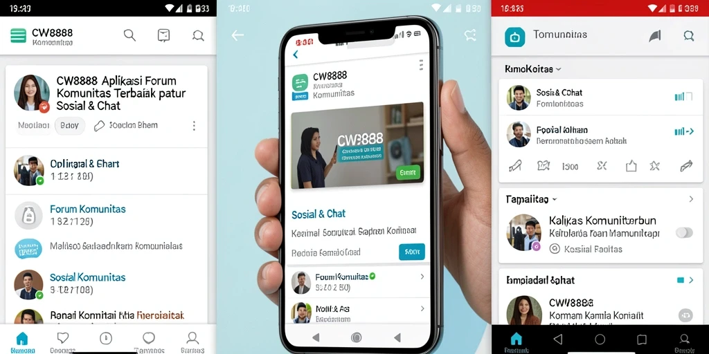 Antarmuka aplikasi CW8888 yang menarik dan responsif.